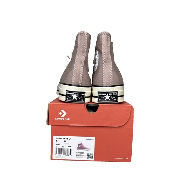 New Converse Chuck Taylor 70 High Top Sz 8 "Bite The Dust Egret Black" #A09468F - Picture 10 of 16